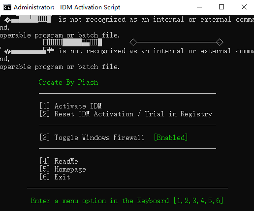 IDM Activation Script
