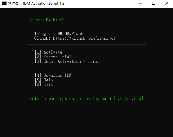 IDM Activation Script