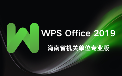 WPS Office 2019 海南省万宁市机关单位专业版