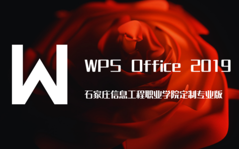 WPS Officre 2019 石家庄信息工程职业学院定制专业版