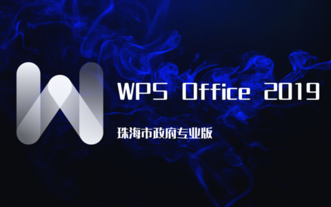 WPS Office 2019 珠海市政府专业版